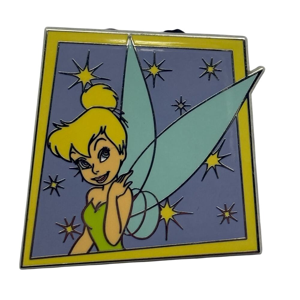 Disney 2011 TinkerBell Selfie Picture Yellow Green Blue Purple Trading Pin